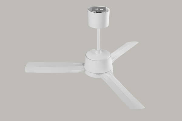 ceiling fan before redesign